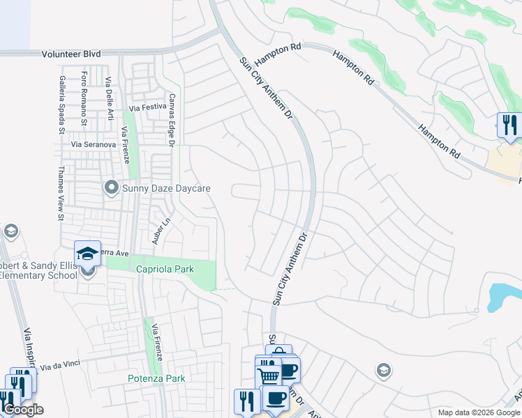 map of restaurants, bars, coffee shops, grocery stores, and more near 2084 Fort Halifax Street in Henderson