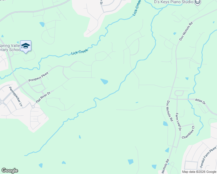 map of restaurants, bars, coffee shops, grocery stores, and more near 6324 Kinard Road in Durham
