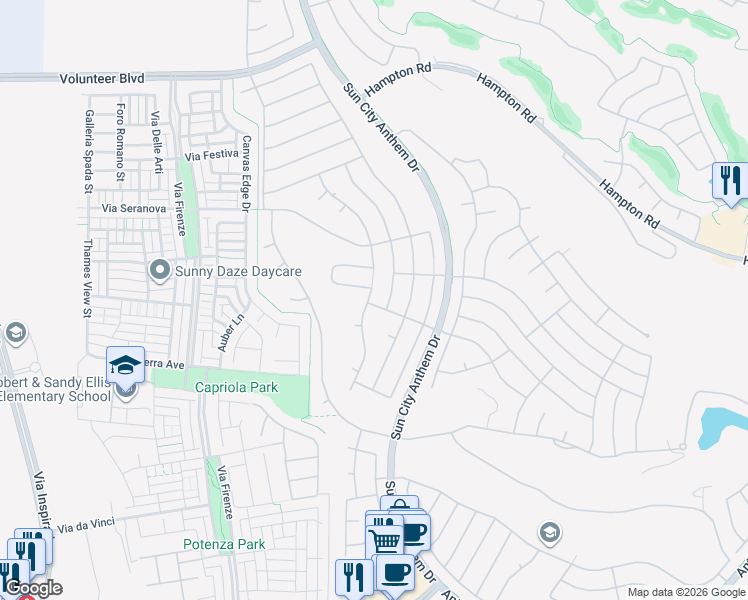 map of restaurants, bars, coffee shops, grocery stores, and more near 2084 Fort Halifax Street in Henderson