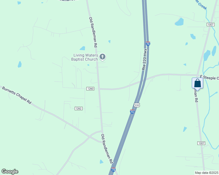 map of restaurants, bars, coffee shops, grocery stores, and more near 172 West Steeple Chase Road in Greensboro