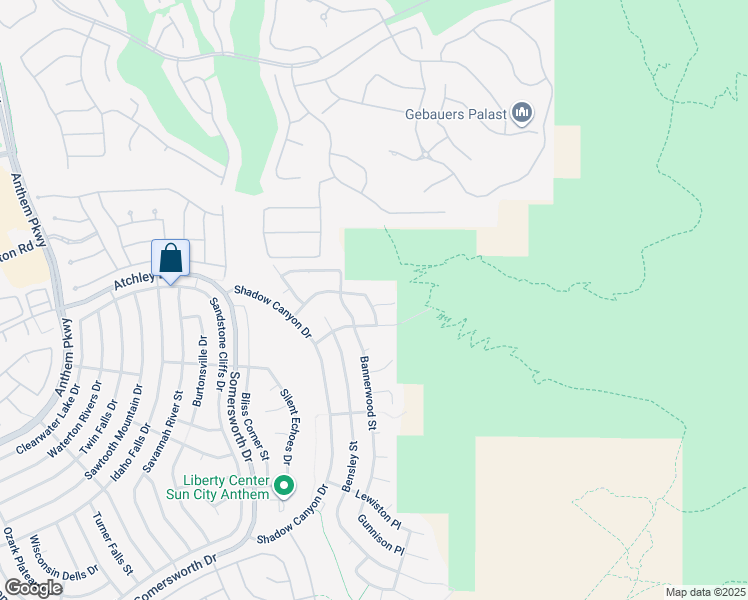 map of restaurants, bars, coffee shops, grocery stores, and more near 2150 Kelsey Creek Court in Henderson