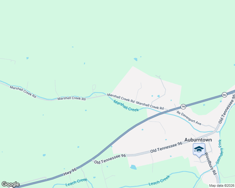 map of restaurants, bars, coffee shops, grocery stores, and more near 511 Marshall Creek Road in Auburntown