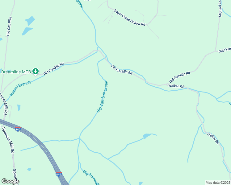map of restaurants, bars, coffee shops, grocery stores, and more near 7402 Old Franklin Road in Fairview