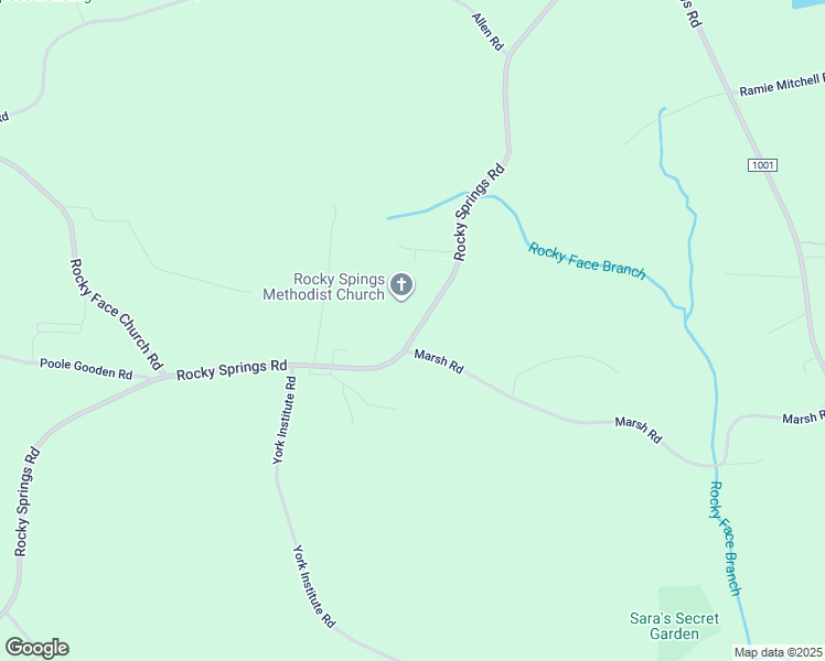 map of restaurants, bars, coffee shops, grocery stores, and more near Rocky Springs Road in Taylorsville