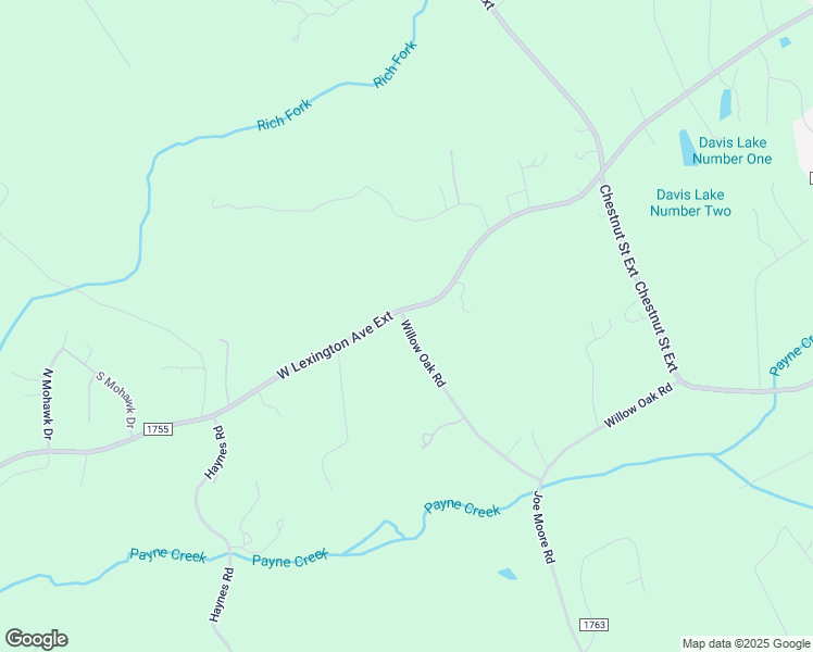 map of restaurants, bars, coffee shops, grocery stores, and more near 208 Willow Oak Road in High Point