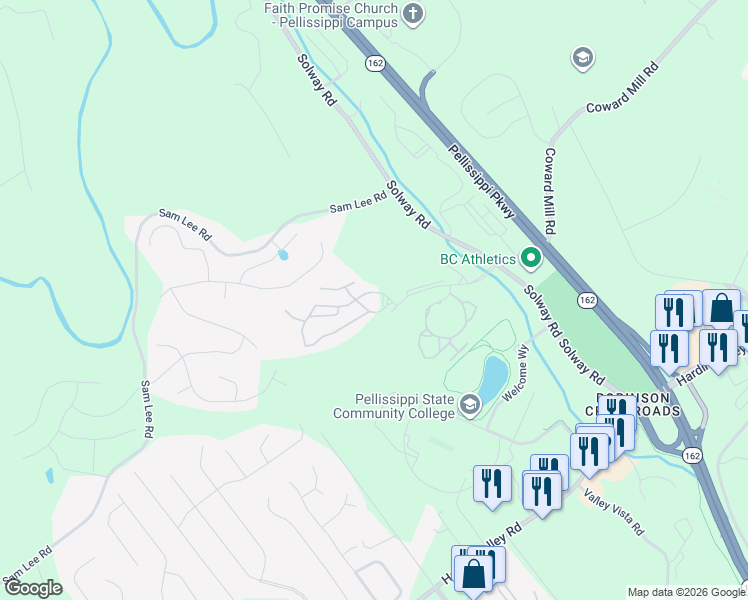 map of restaurants, bars, coffee shops, grocery stores, and more near 2531 Oleander Way in Knoxville