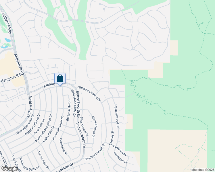 map of restaurants, bars, coffee shops, grocery stores, and more near 2194 Blackburn Hills Avenue in Henderson