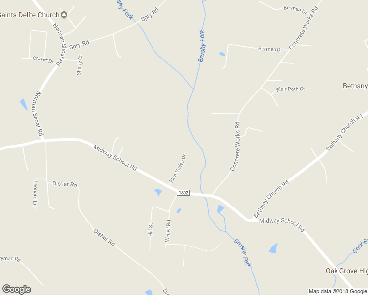 map of restaurants, bars, coffee shops, grocery stores, and more near 294 Elon Valley Drive in Winston-Salem