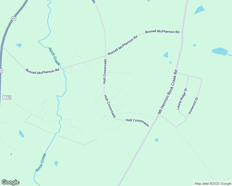 map of restaurants, bars, coffee shops, grocery stores, and more near 2423 Sky View Lane in Burlington