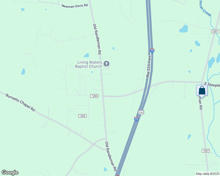 map of restaurants, bars, coffee shops, grocery stores, and more near 172 West Steeple Chase Road in Greensboro