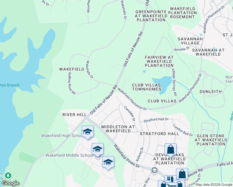 map of restaurants, bars, coffee shops, grocery stores, and more near 12522 Canolder Street in Raleigh