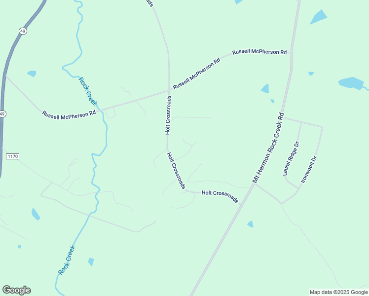 map of restaurants, bars, coffee shops, grocery stores, and more near 2423 Sky View Lane in Burlington