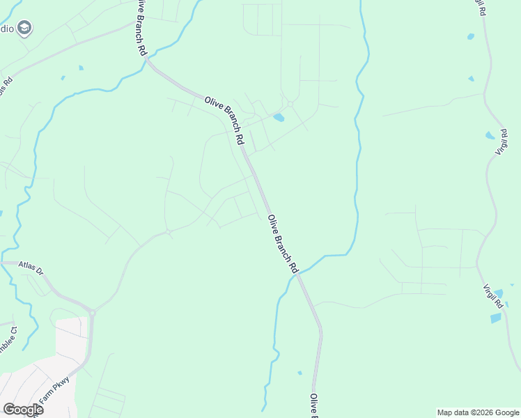 map of restaurants, bars, coffee shops, grocery stores, and more near 1215 Olive Branch Road in Durham