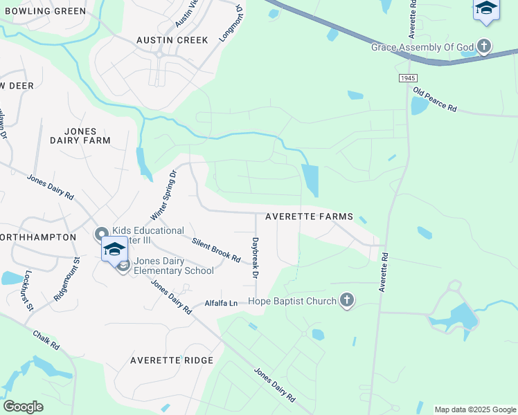 map of restaurants, bars, coffee shops, grocery stores, and more near 1401 Sweetclover Drive in Wake Forest