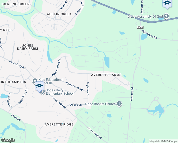 map of restaurants, bars, coffee shops, grocery stores, and more near 1401 Sweetclover Drive in Wake Forest