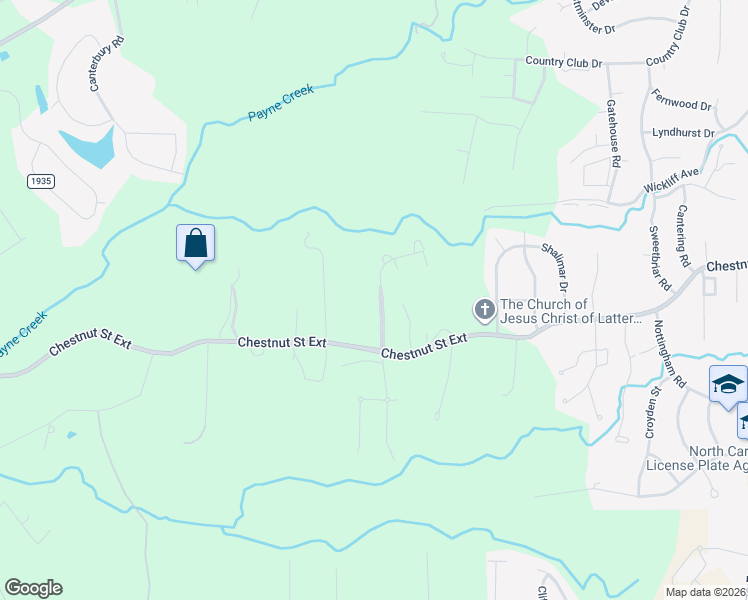 map of restaurants, bars, coffee shops, grocery stores, and more near 2337 Addison Boulevard in High Point