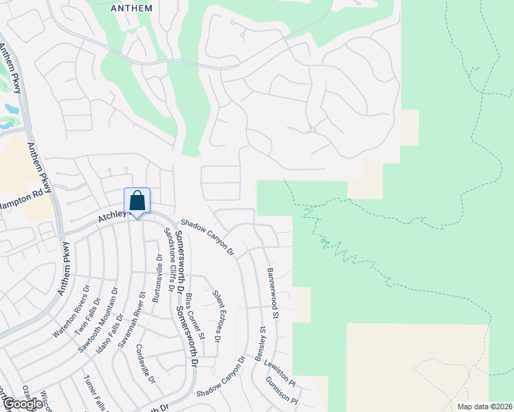 map of restaurants, bars, coffee shops, grocery stores, and more near 2080 Bannerwood Street in Henderson