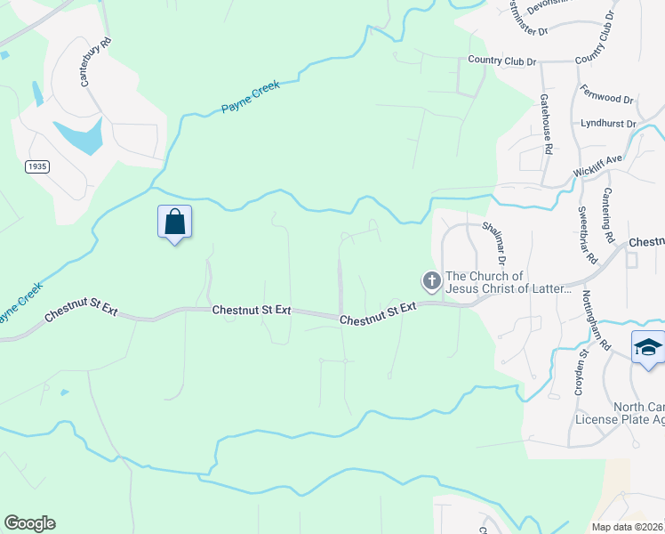 map of restaurants, bars, coffee shops, grocery stores, and more near 2337 Addison Boulevard in High Point