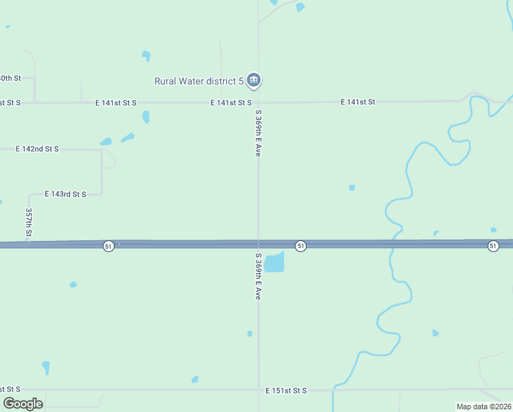 map of restaurants, bars, coffee shops, grocery stores, and more near South 369th East Avenue in Coweta