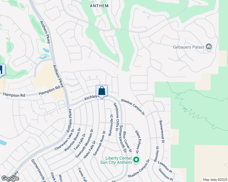 map of restaurants, bars, coffee shops, grocery stores, and more near 2080 Powder Springs Street in Henderson