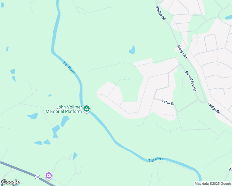 map of restaurants, bars, coffee shops, grocery stores, and more near 104 Prairie Dog Drive in Louisburg