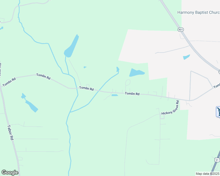 map of restaurants, bars, coffee shops, grocery stores, and more near 374 Tomlin Road in Harmony