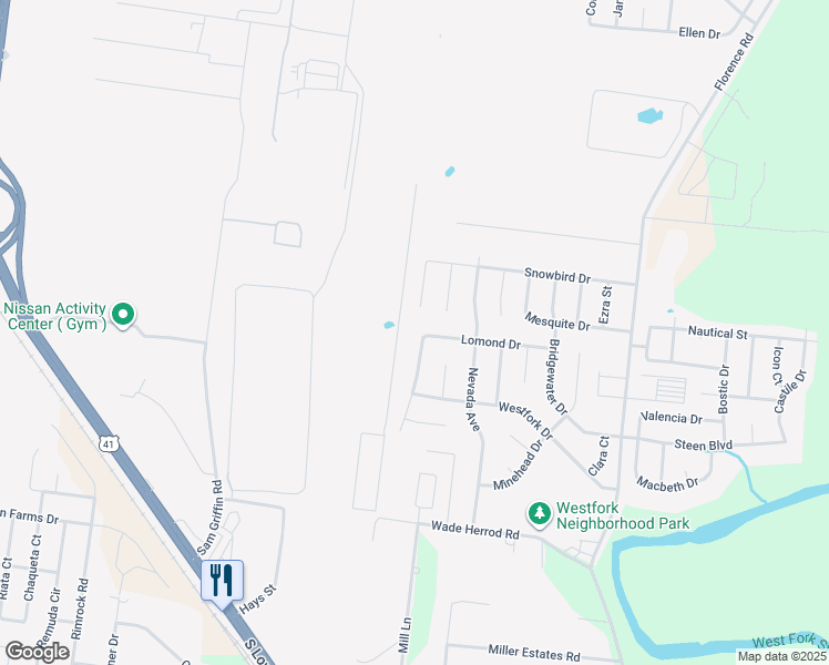 map of restaurants, bars, coffee shops, grocery stores, and more near 10000 Syracuse Drive in Smyrna