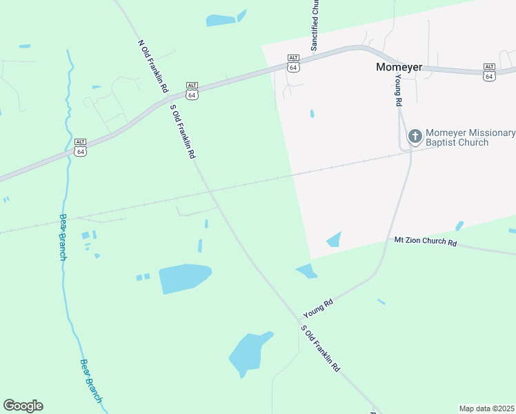 map of restaurants, bars, coffee shops, grocery stores, and more near North Old Franklin Road in Nashville
