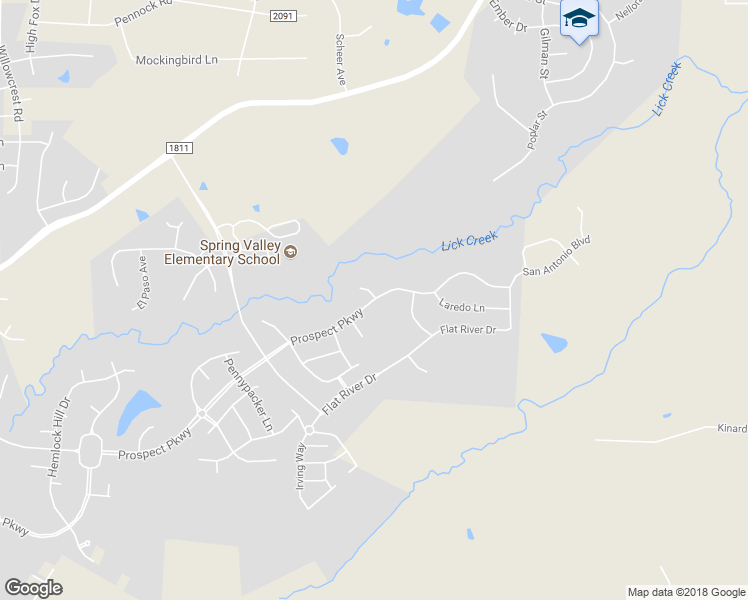 map of restaurants, bars, coffee shops, grocery stores, and more near 3304 Prospect Parkway in Durham