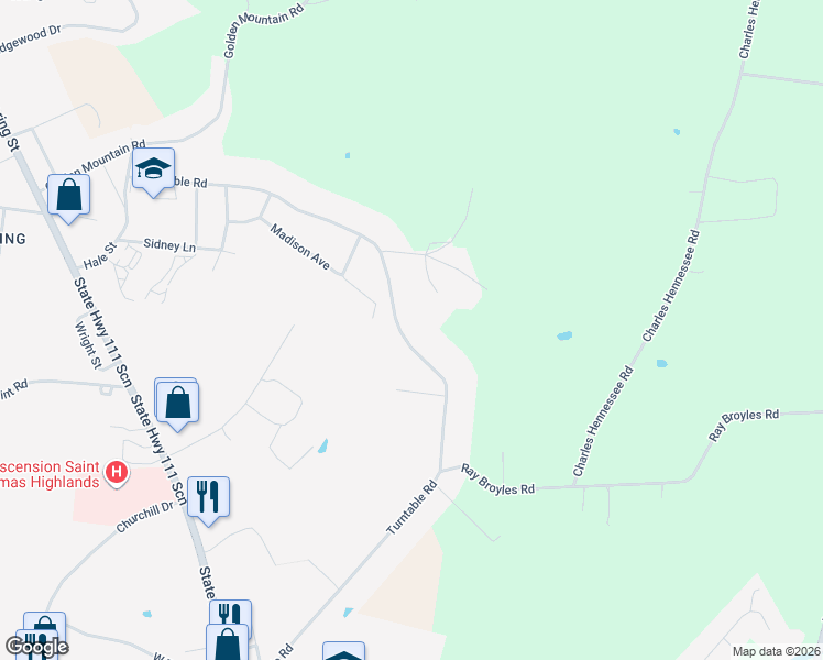 map of restaurants, bars, coffee shops, grocery stores, and more near 572 Turntable Road in Sparta