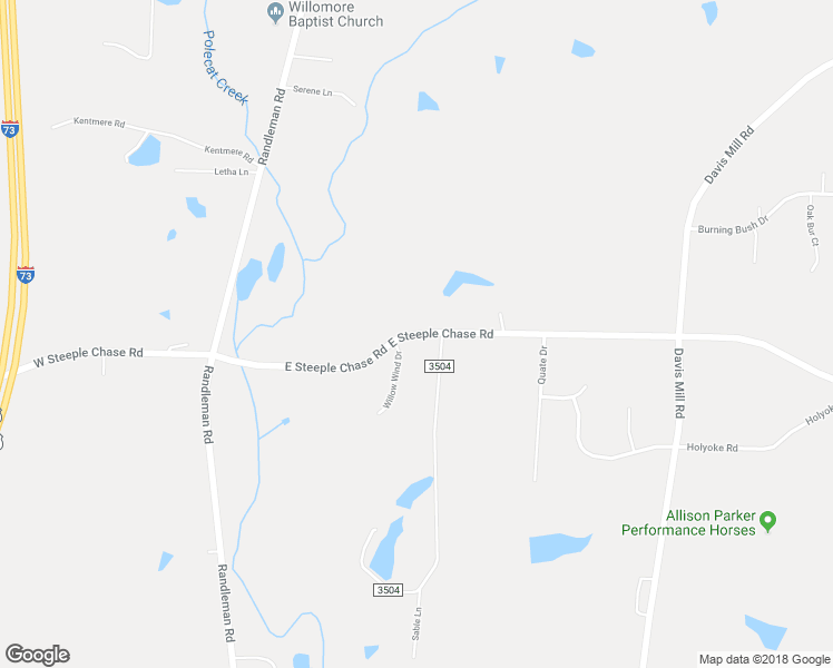 map of restaurants, bars, coffee shops, grocery stores, and more near 121 East Steeple Chase Road in Greensboro