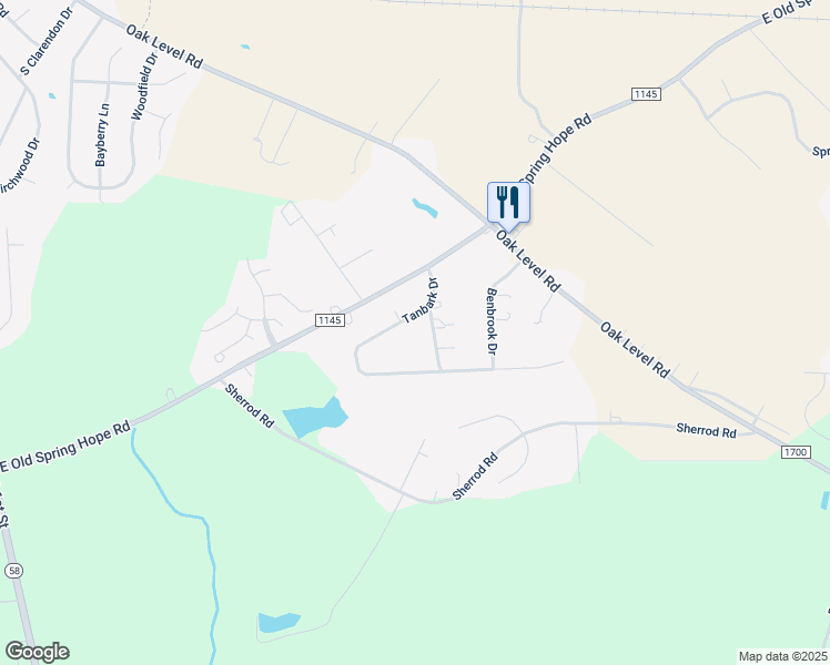 map of restaurants, bars, coffee shops, grocery stores, and more near in Nash County