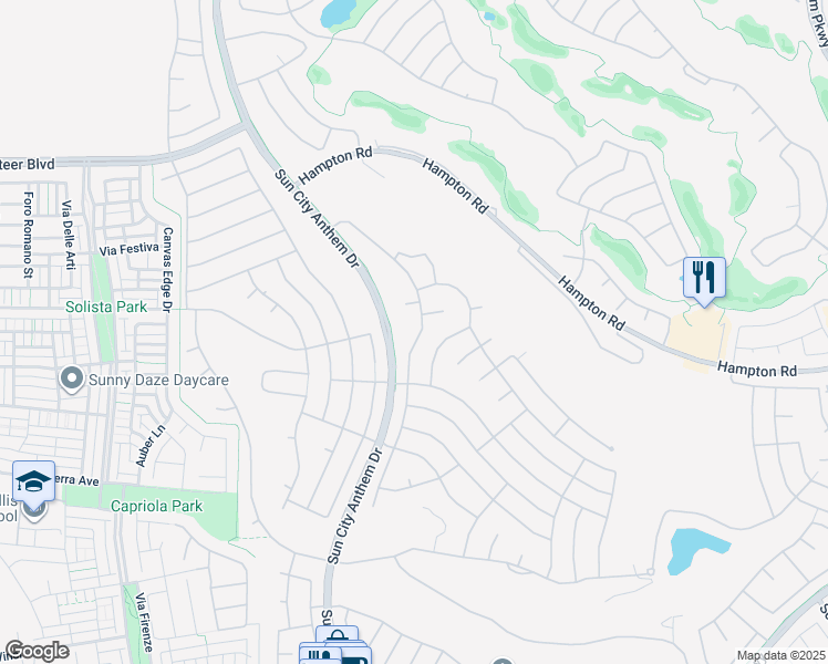map of restaurants, bars, coffee shops, grocery stores, and more near 2040 Colvin Run Drive in Henderson