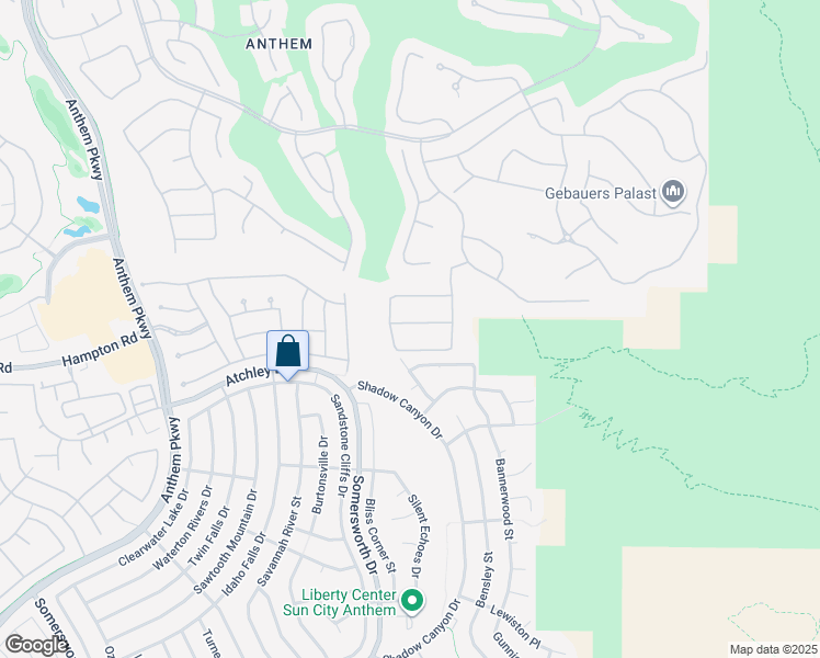map of restaurants, bars, coffee shops, grocery stores, and more near 5 Caprington Road in Henderson