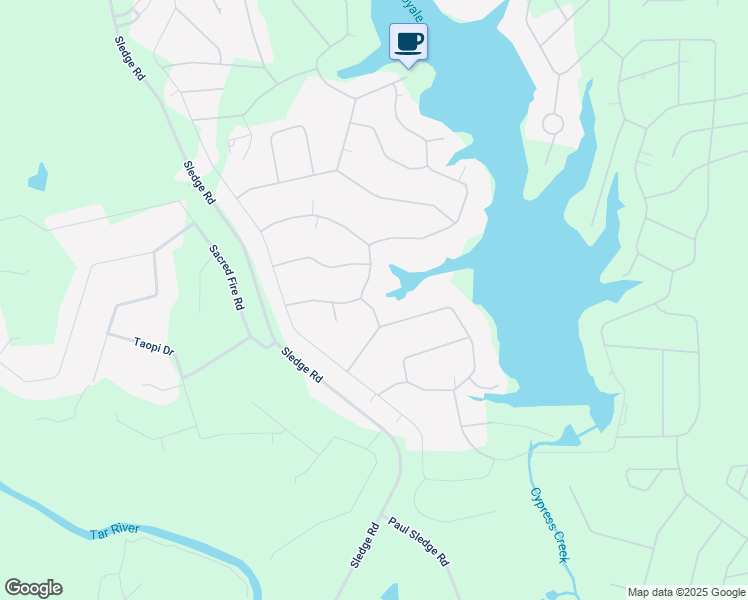 map of restaurants, bars, coffee shops, grocery stores, and more near 713 Sagamore Drive in Louisburg