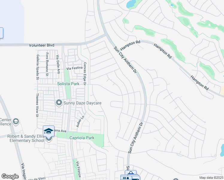map of restaurants, bars, coffee shops, grocery stores, and more near 3048 Brownbirds Nest Drive in Henderson