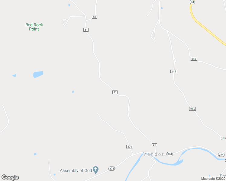 map of restaurants, bars, coffee shops, grocery stores, and more near County Road 41 in Jasper