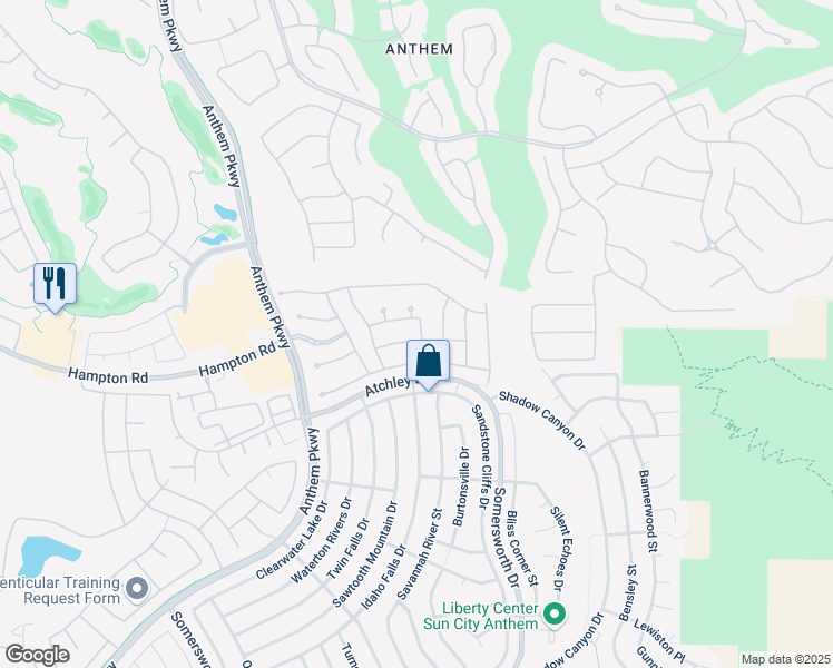 map of restaurants, bars, coffee shops, grocery stores, and more near 2318 Shorewood Hills Avenue in Henderson