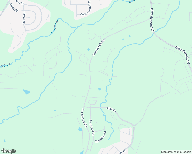 map of restaurants, bars, coffee shops, grocery stores, and more near 1301 Doc Nichols Road in Durham