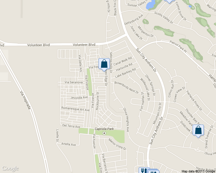 map of restaurants, bars, coffee shops, grocery stores, and more near 2012 Canvas Edge Drive in Henderson