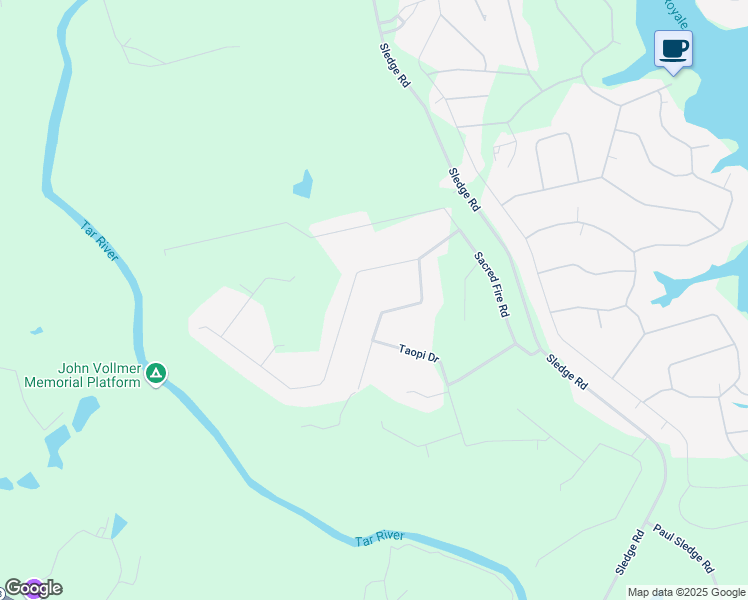 map of restaurants, bars, coffee shops, grocery stores, and more near 140 Clear Water Road in Louisburg