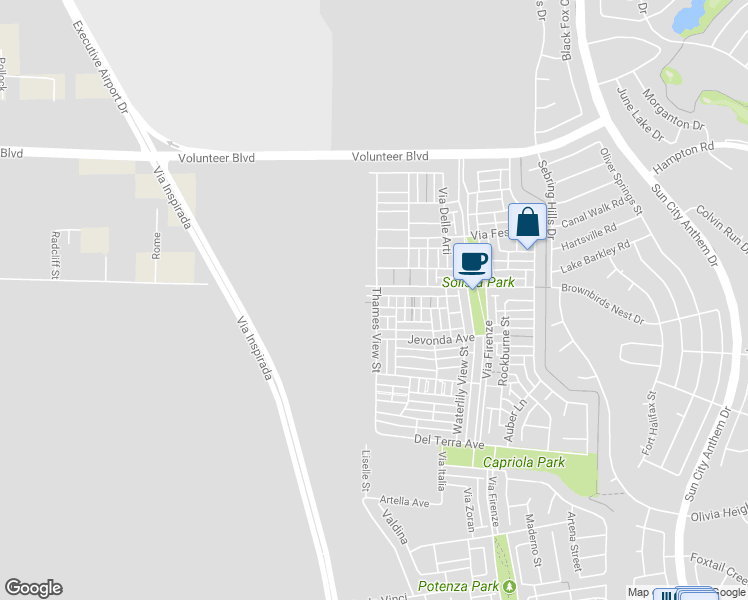 map of restaurants, bars, coffee shops, grocery stores, and more near 3240 Oil Painting Walk in Henderson
