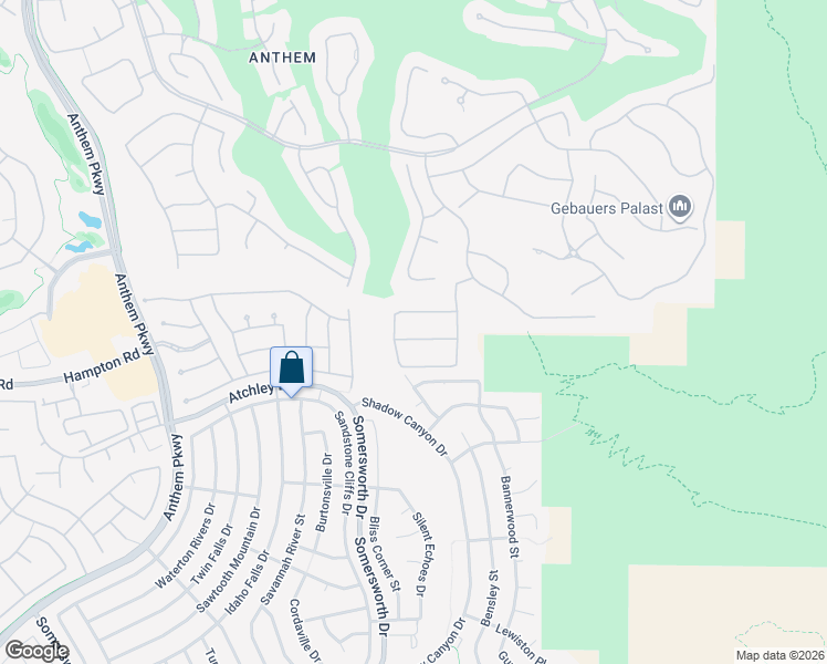 map of restaurants, bars, coffee shops, grocery stores, and more near 8 Caprington Rd in Henderson