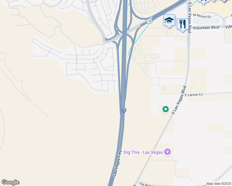 map of restaurants, bars, coffee shops, grocery stores, and more near 12898 Slipknot Street in Las Vegas