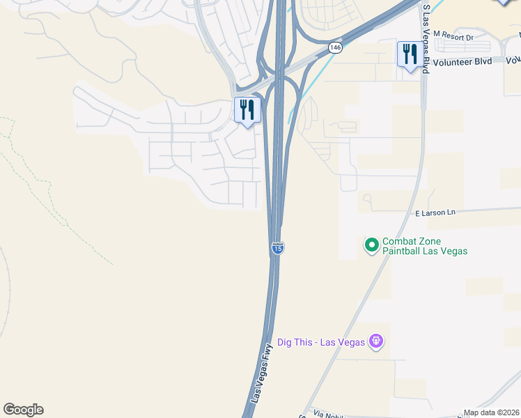 map of restaurants, bars, coffee shops, grocery stores, and more near 12898 Slipknot Street in Las Vegas