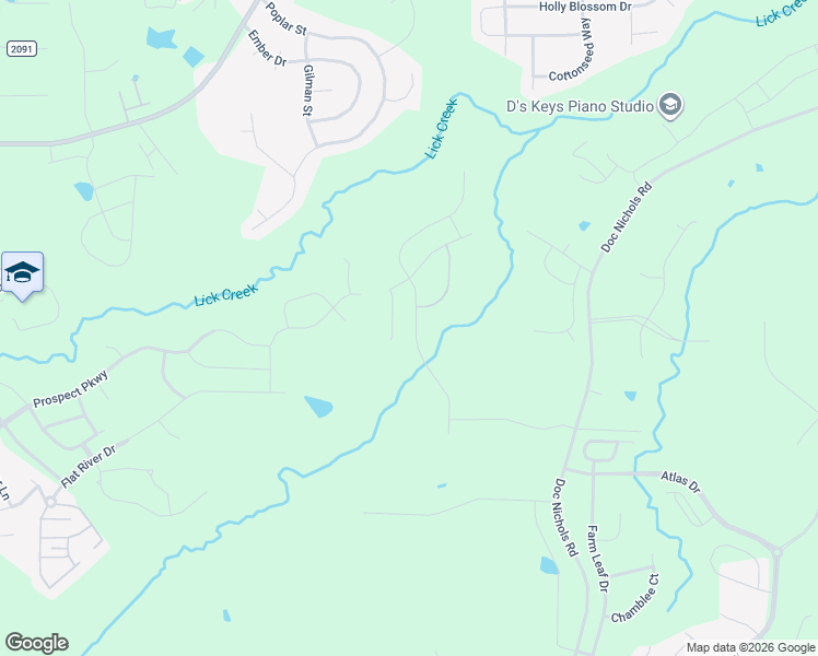 map of restaurants, bars, coffee shops, grocery stores, and more near 1052 Doc Nichols Road in Durham