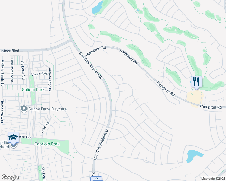 map of restaurants, bars, coffee shops, grocery stores, and more near 2899 Brook Trout Court in Henderson