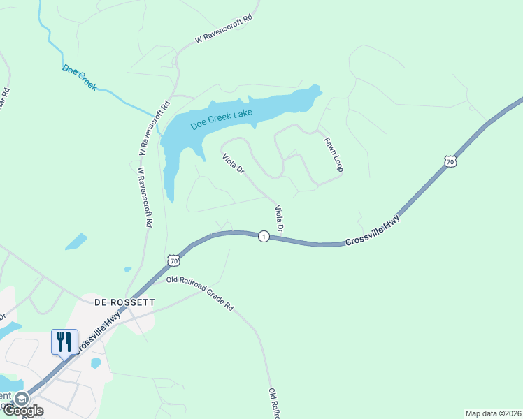 map of restaurants, bars, coffee shops, grocery stores, and more near 211 Viola Drive in Sparta