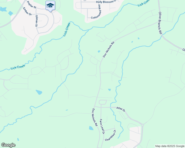 map of restaurants, bars, coffee shops, grocery stores, and more near 2202 Knight Crossing Rd. in Durham