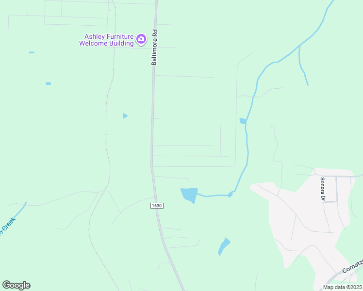 map of restaurants, bars, coffee shops, grocery stores, and more near Megans Way in Davie County